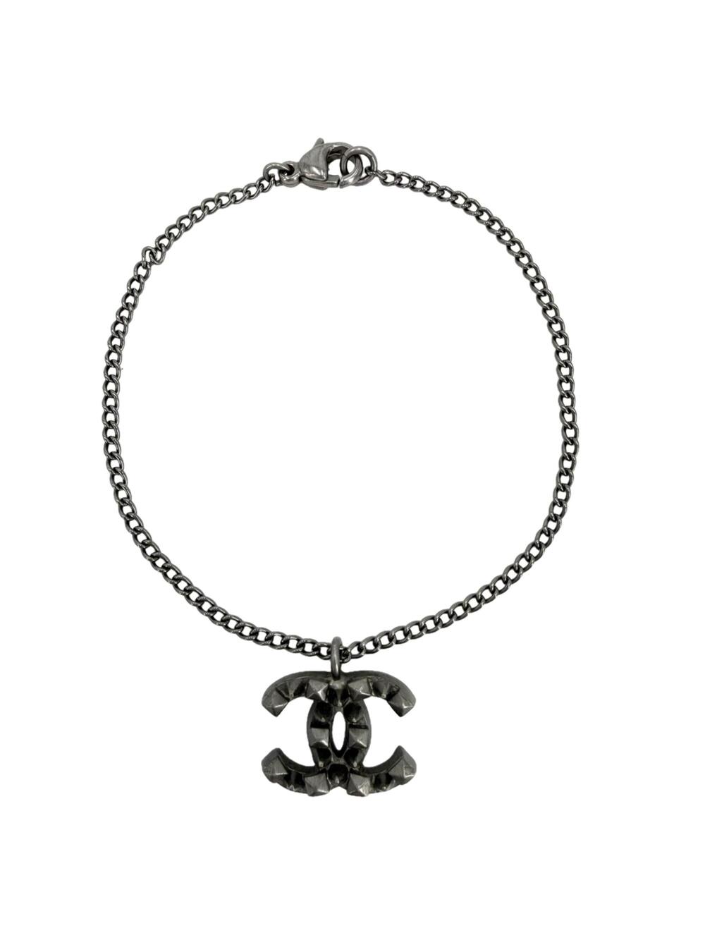 Chanel Cc Logo Bracelet Metal #343256C80B